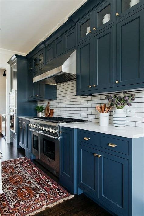 48 This Is How You Rock Blue Cabinets In The Kitchen 10 Kitchen