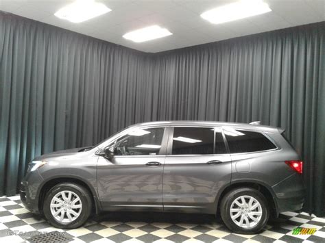 2019 Modern Steel Metallic Honda Pilot Lx 134867271 Photo 14