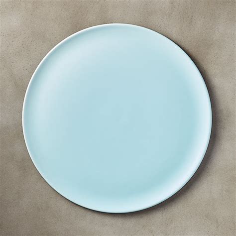 Level Light Blue Dinner Plate Reviews Cb2