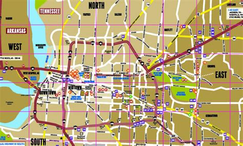 Memphis Maps And Directions Memphis Travel