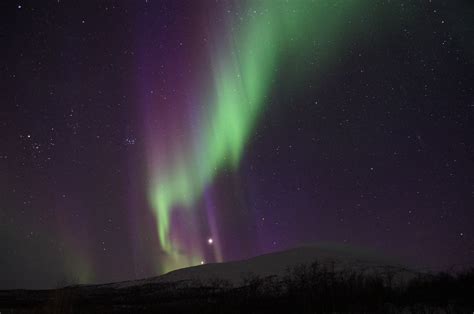 Fotos Gratis Invierno Atmósfera Verde Aurora Boreal Violeta