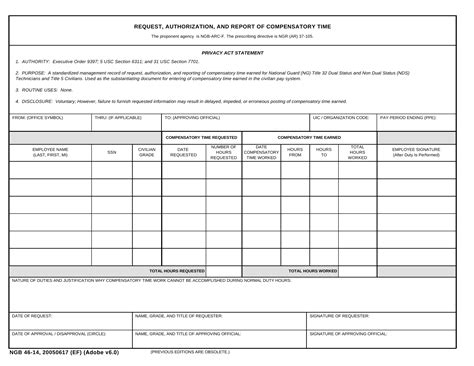 Blank Ngb 46 14 Form Fill Out And Print PDFs