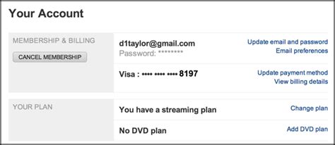 Remember netflix allows to modify your plan and cancel subscription anytime! How do I update my Netflix payment method? - Ask Dave Taylor