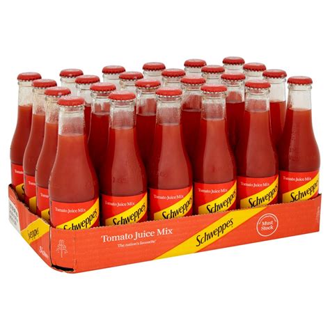 Schweppes Tomato Juice Mix 24 X 200ml Bestway Wholesale