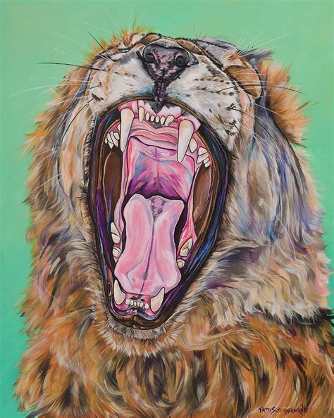 Hear Me Roar Painting By Patti Schermerhorn Pixels