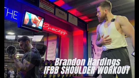 Ifbb Shoulder Workout Brandon Harding Youtube