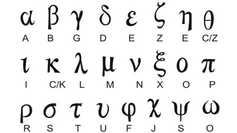 Alfabeto Griego Con Pronunciación Letras E Imágenes