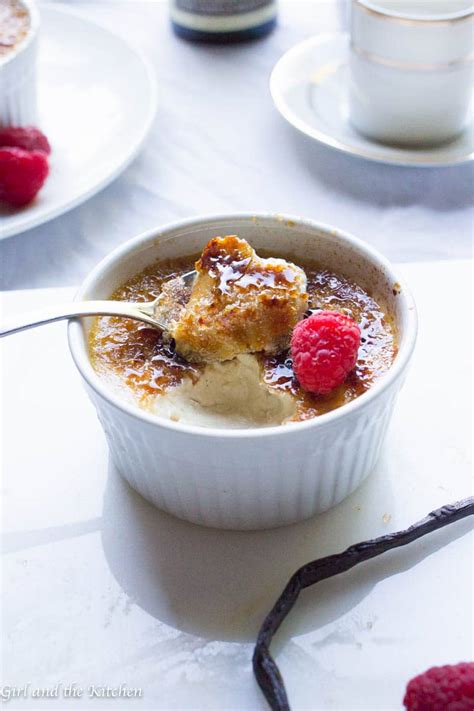 Photos of classic infused creme brulee. Classic Creme Brûlée