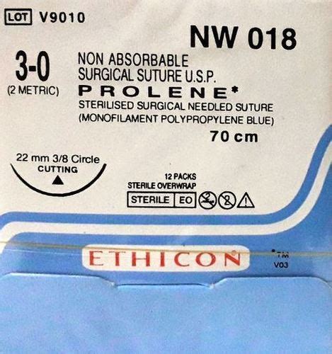 Ethicon Prolenepolypropylene Suture Nw018 Manufacturersupplier