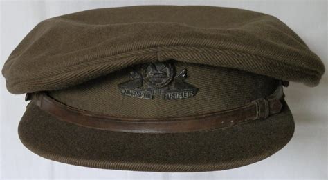 Ww1 British Officer Service Dress Cap Lancashire Fusiliers Mons