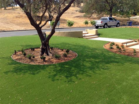 Synthetic Grass Lake Dunlap Texas Lawn Front Yard