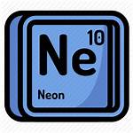 Element Chemistry Neon Atom Atomic Icon Mendeleev