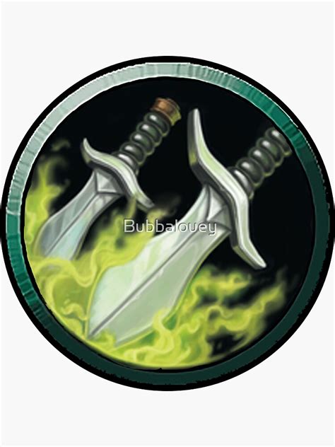 Warcraft Rogue Sticker For Sale By Bubbalouey Redbubble