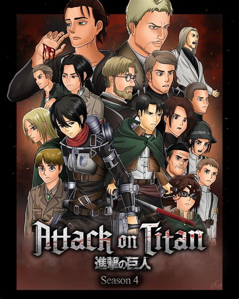 Attack On Titan Season 4 Poster My Anime List