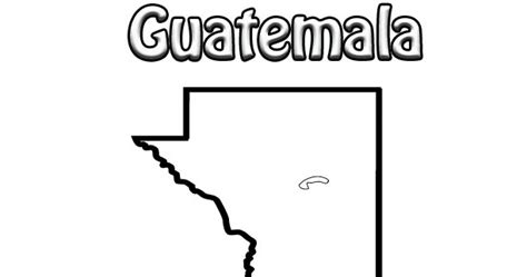 Mapa De Guatemala Para Colorear Printable Coloring Book Coloring Book