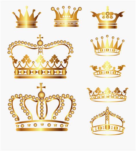 Crown Gold Clip Art Gold Queen Crown Png Free Transparent Clipart