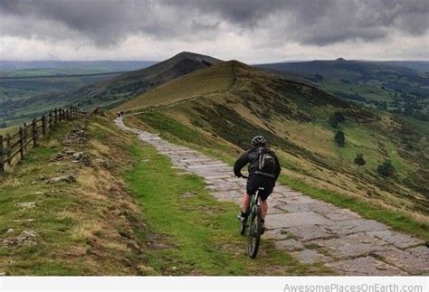 The Peak District England Peak District Mountain Biker Bike Trails