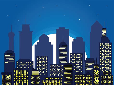 Compartir Más De 72 Ciudad Nocturna Dibujo Vn