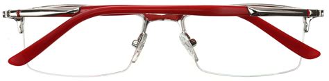 tango optics rectangle metal eyeglasses frame luxe rx stainless steel samba shades