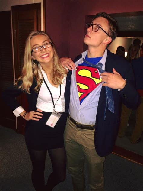 Lois Lane And Clark Kent Homemade Halloween Couples
