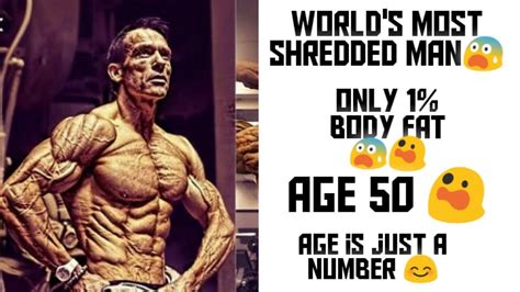 Only 1 Body Fat 😨 50 Year Old Man With 1body Fat💪 Helmut Strebl💪😊