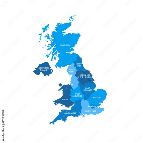 United Kingdom Vector Map Regions Isolated High Res V Vrogue Co