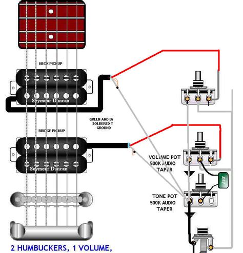 Guitar Wiring Diagrams 2 Pickups 1 Piezo Diagram Tool