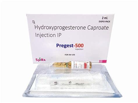 hydroxyprogesterone 500 mg injection packaging type dispo pack at rs 182 piece in panchkula