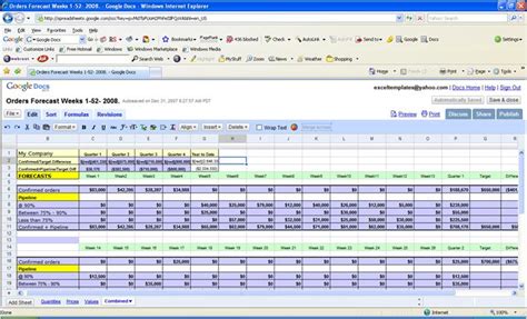 Excel's data model feature allows you to build relationships between data sets for easier reporting. Screen Shot Of Google Docs Excel Templates Collection