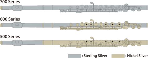 Professional Flutes Lineup Flutes Brass And Woodwinds Musical