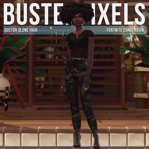 Fortnite Doctor Slone Hair Conversionedit At Busted Pixels Sims 4