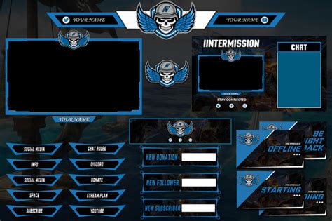 Design Custom Twitch Overlays Mascot Logo For Streamers By