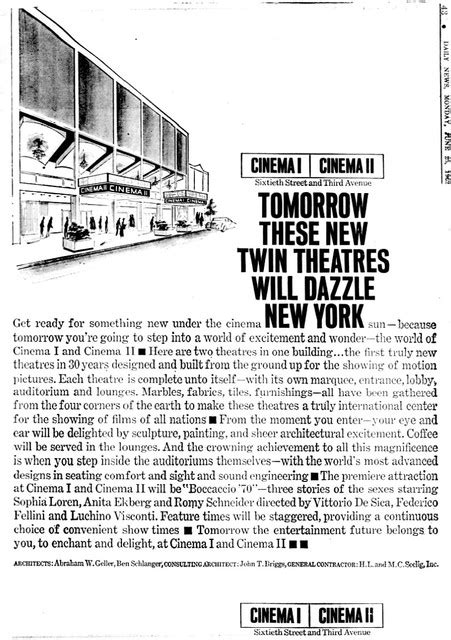 Cinema 123 By Angelika In New York Ny Cinema Treasures