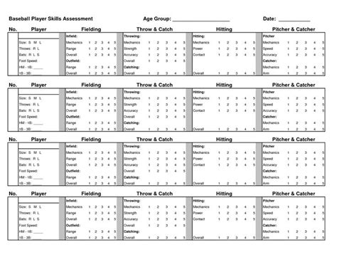 You can select from a variety of form fields and add them to the layout with drag and drop. Baseball Player Evaluation Form - Youth Baseball Insider ...
