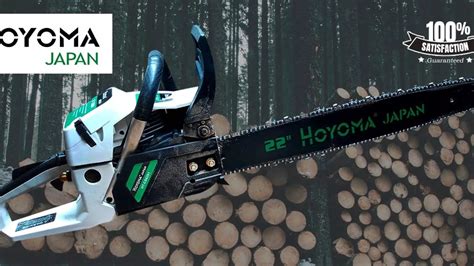 Hoyoma Japan Petrol Chainsaw 22inches 62cc Industrial Unboxing