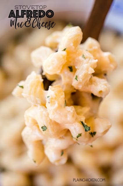 Stovetop Alfredo Mac And Cheese Ready In 10 Minutes We Make This All
