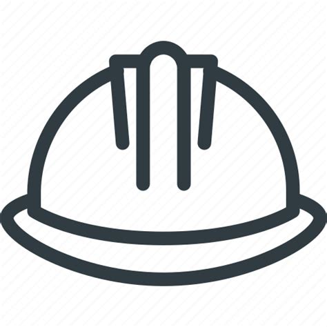 Construction Helmet Industry Protection Icon