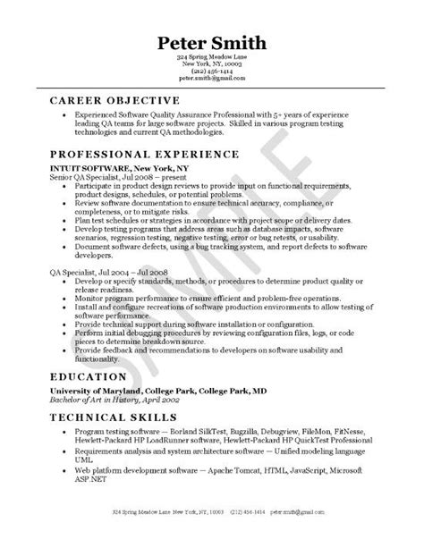 Responsibilities include inspecting, testing, sampling, and sorting products or goods. Quality Assurance Engineer (With images) | Good resume ...