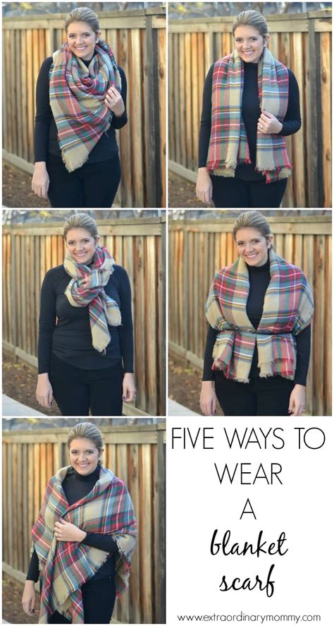 Five Ways To Wear A Blanket Scarf Pretty Extraordinary