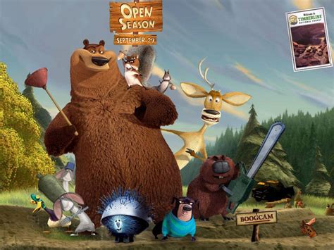 Download Open Season Movie Animated Characters Wallpaper