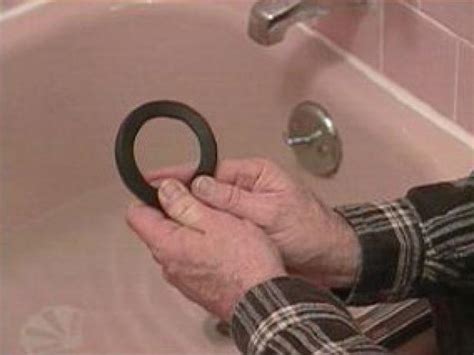 Adheres with suction cups to seal securely around overflow drain. Bathtub Overflow Gaskets | HGTV