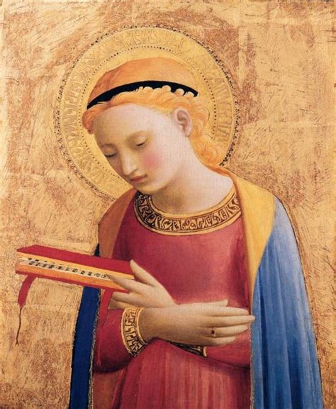 Virgin Annunciate Painting Fra Angelico Oil Paintings