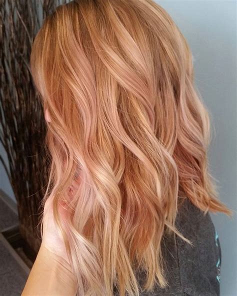 This can be done by calling the salon and asking about the color used on your hair or going to a beauty supply store and reviewing the swatches in the haircolor. Rose Gold Blond Is Still One of the Trendiest Hair Colors ...