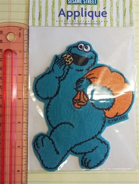 Cookie Monster Full Body Iron On Patch Free Shipping