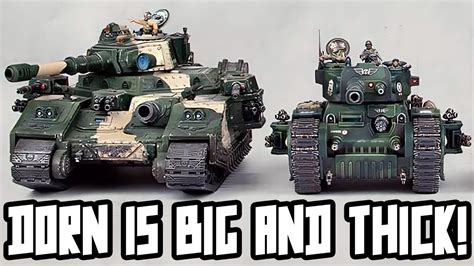 Rogal Dorn Tank Size Confirmed Its So Big And Thick Youtube