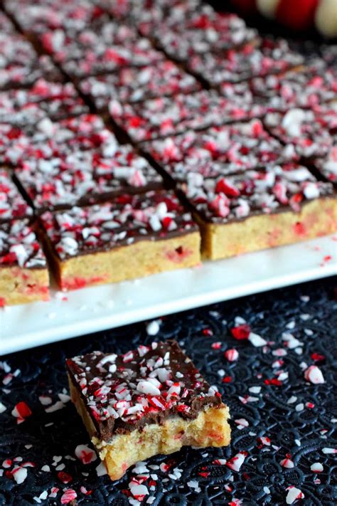 Candy Cane Cookie Bars Lord Byrons Kitchen