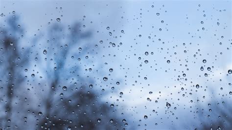 Rain Drops On The Window Hd Wallpaper 1366x768 Hd Wallpaper