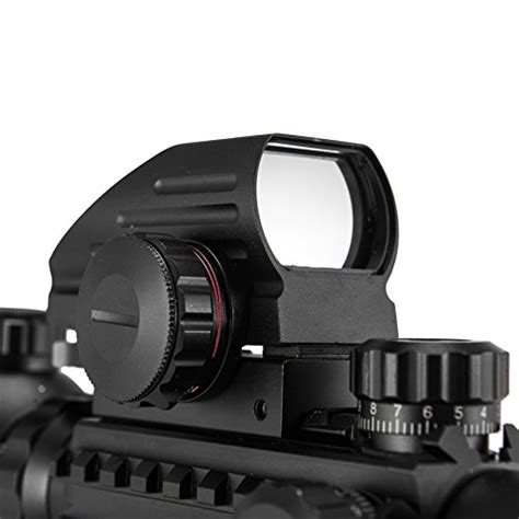 Pinty Ar15 Rifle Scope 4 12x50eg Rangefinder Mil Dot Tactical Reticle