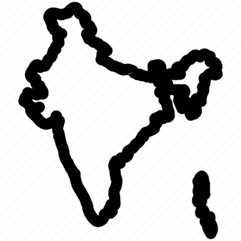 India Map Outline Drawing Best Map Collection