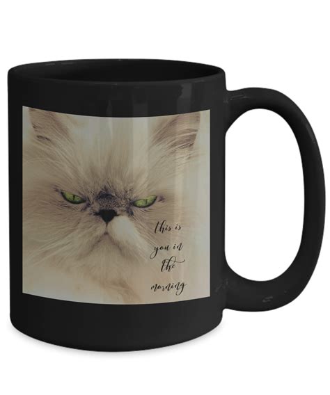Morning Grouch Cat Coffee Tea T Mugs Ebay